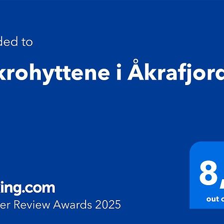 Mikrohyttene I Akrafjorden Etnesjoen Esterno foto